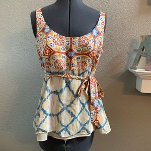 Banana Republic silk sleeveless blouse